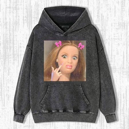 DOLL GIRL MEME SWEATSHIRTS & HOODIES