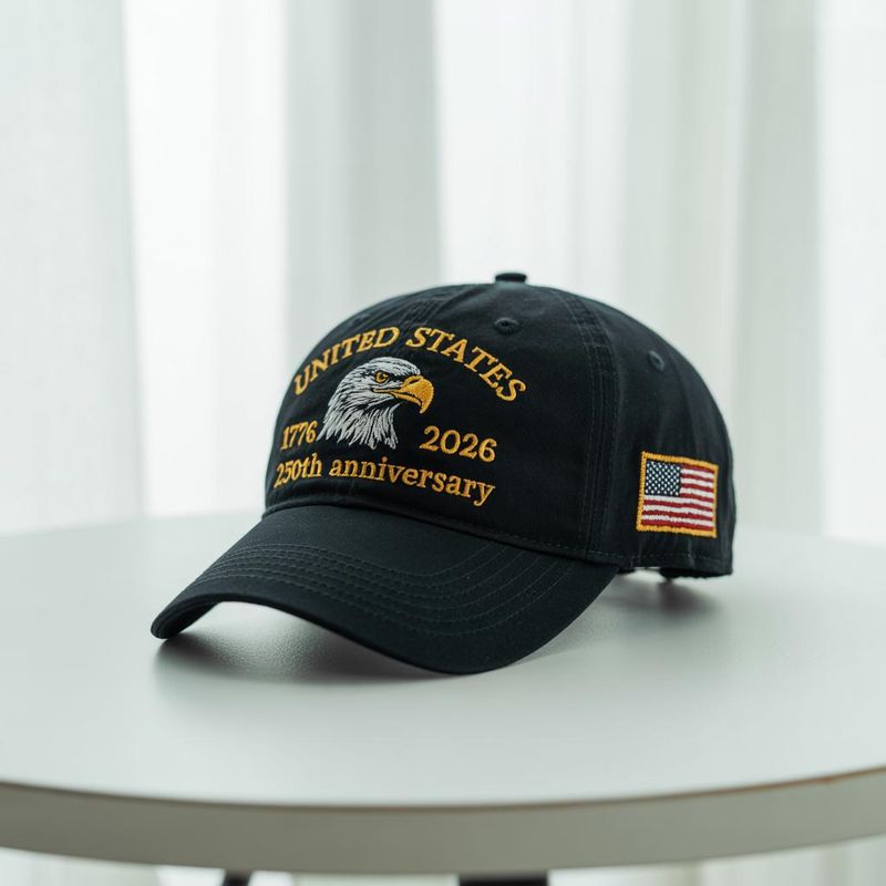 Embroidered Usa 250th Anniversary Cap American Eagle Cap Patriotic Hat 250th Anniversary Embroidered Baseball Us Tribute Retro Cap