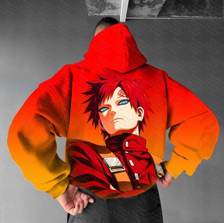 Unisex   Anime Graphic Streetwear Vintage Hoodie.Na