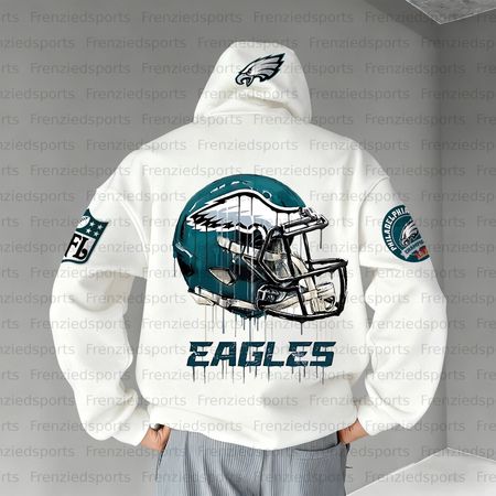 Unisex &amp;amp;amp;amp;quot;Philadelphia Eagles&amp;amp;amp;amp;quot; Graphic Streetwear Vintage Plush Hoodie