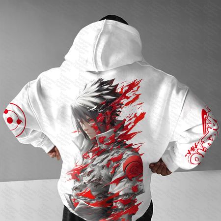 Unisex   Anime Graphic Streetwear Vintage Hoodie.Na