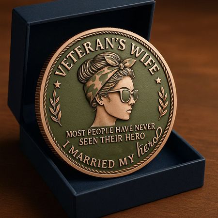 Women's Veteran Wife Commemorative Coin
