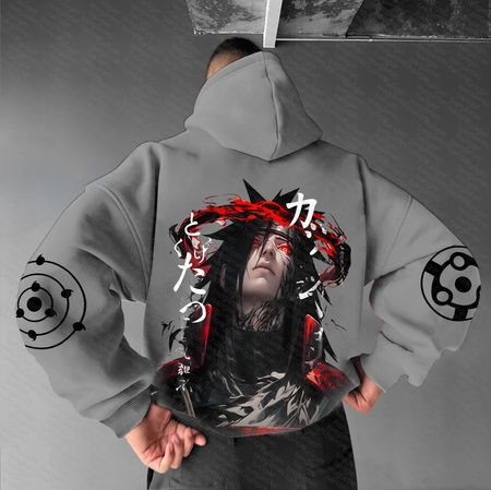Unisex   Anime Graphic Streetwear Vintage Hoodie.Na