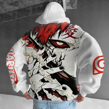 Unisex   Anime Graphic Streetwear Vintage Hoodie.Na