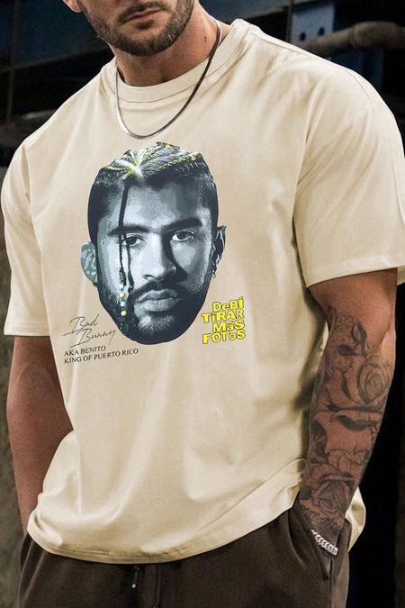Bad Bunny DTML Silhouette Tee For Men