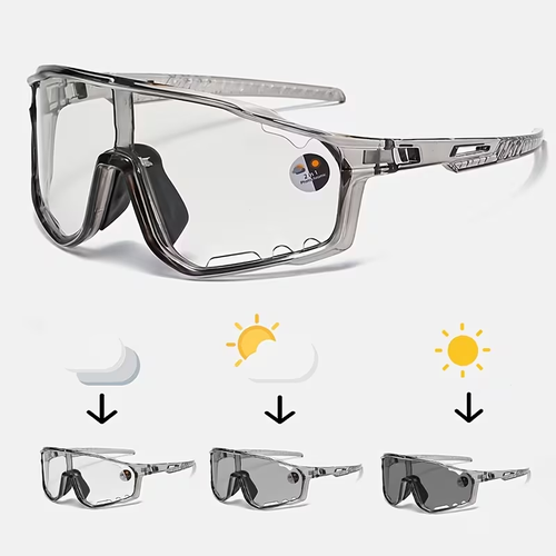 Color-Changing Riding Sunglasses (3 Colors) Large Frame for Men And Women, Trendy And Fashionable Day And Night, Protect Eyesight, Full Frame Design, PC And TR Materials