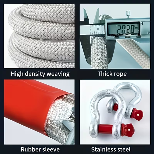 Heavy Duty Tow Rope Kit