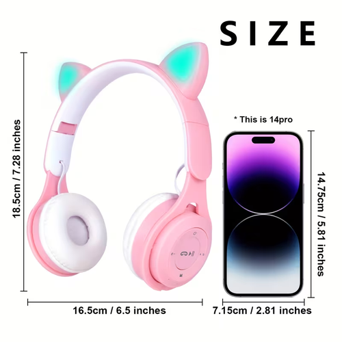 Over-ear Wireless Headphones with HIFI Sound Quality