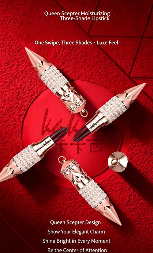 ueen Scepter 3 Colors Lipstick