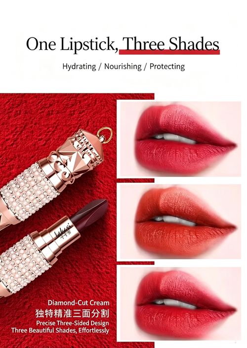 ueen Scepter 3 Colors Lipstick