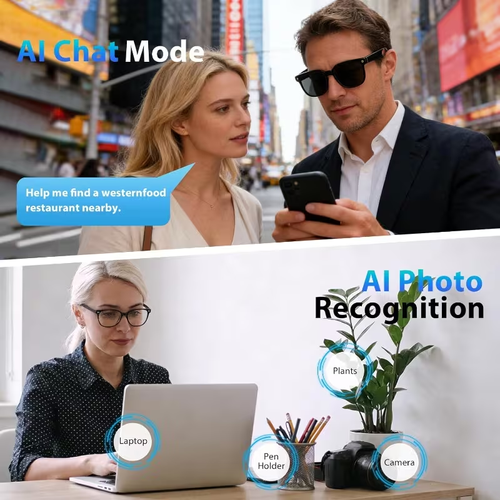 Smart Glasses with 1080P HD Camera