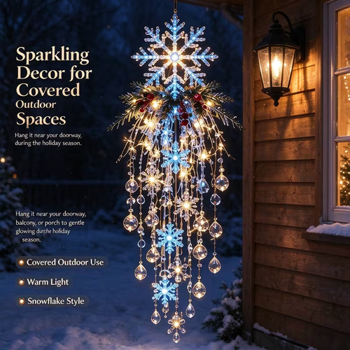 Hanging Cascading Icicle String Lights