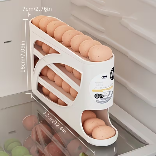 30-Egg, 4-Tier Refrigerator Egg Holder