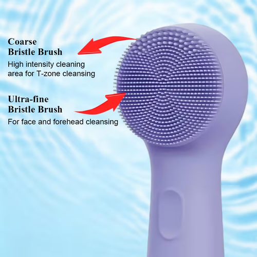 Portable Electric Silicone Facial Cleansing Brush for Men & Women