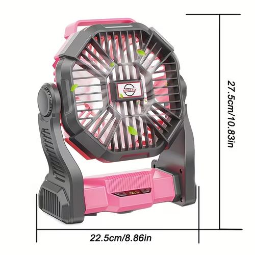 Charging+lighting+fan Three In One Electric Fan Camping Fan Battery Powered Fan