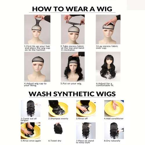 18-Inch Kinky Straight Headband Wig for Women