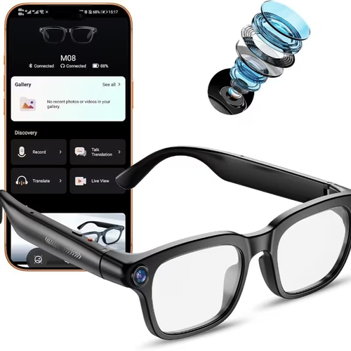 Smart Glasses with 1080P HD Camera