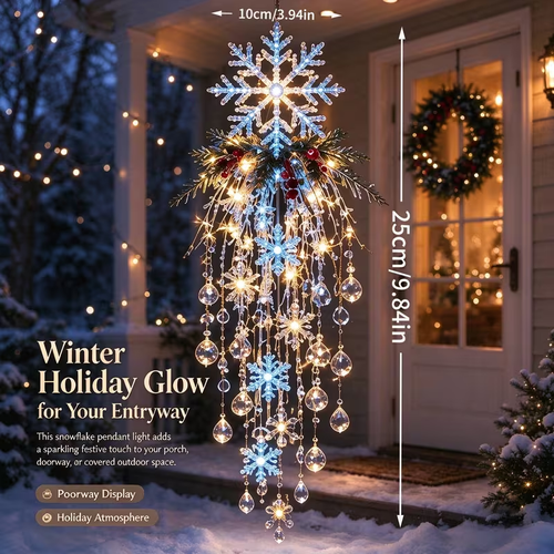 Hanging Cascading Icicle String Lights