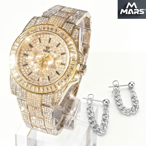 Westcoast Blitzbling Stage Wristwatch Apexglow Duochronometer Quadsacredtribute Street Crown Bestowal Hiphop Heirloom