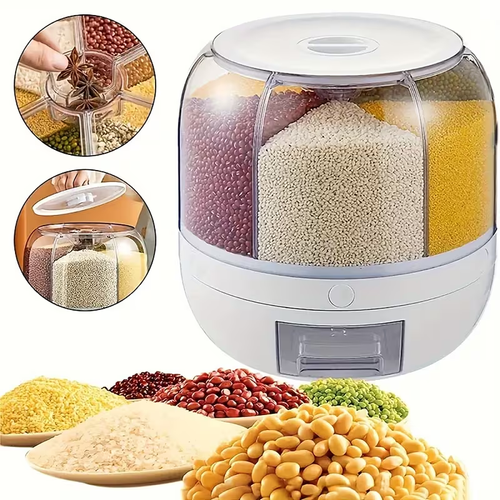 22-pound Rice Dispenser with Swivel Function