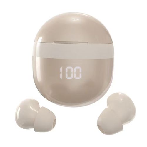 MSHUKCOE SK19 2024 New Ultra Small Invisible Wireless In-Ear Earbuds, 0.08 oz Lightweight Silicone, Noise Cancelling, 25 Hour Battery Life, for Side Sleepers, Cellphones Compatible, Gift Option, Privacy Focused