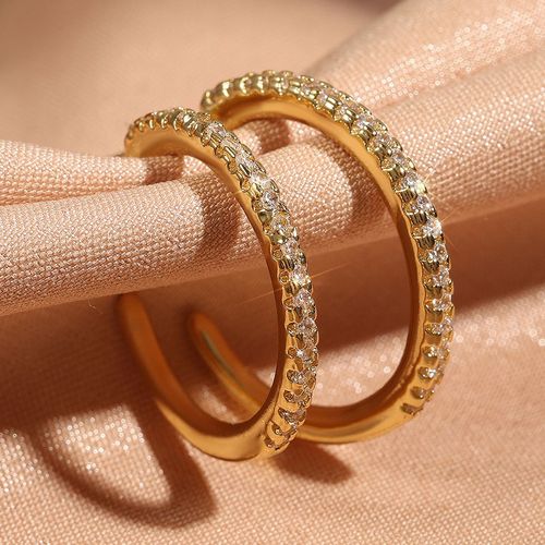 Fashionable Zircon Earrings
