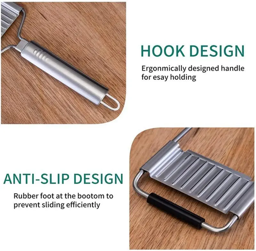 JASISS Stainless Steel 4 in 1 Multi Purpose Kitchen Vegetable Slicer Veggie Chopper Grater Set  4 Adjustable Blades, Kitchen Utensils & Gadgets, Christmas New Year Gift
