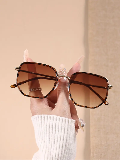 Unisex's Vintage Tinted Lens Sunglasses, Retro Outdoor Sports Sunglasses, Fashionable Sunglasses for Everyday Use, Trendy Casual Sunglasses, Stylish Glasses, Stylish Shades