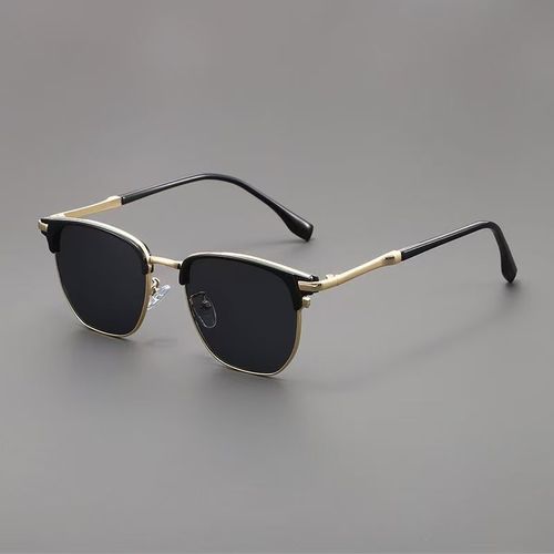 Men's Vintage Square Frame Sunglasses, Trendy Casual Sunglasses for Everyday Use, Fashion Accessories for Outdoor Activities, High Quality Sunglasses, Trendy Frames Sunglasses, Fashionable Sunglasses