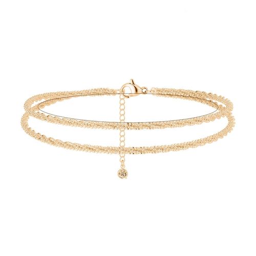 TEWIKY Dainty Layered Waterproof Anklet For Women Adjustable Womens Anklet Set Stackable Figaro Beaded Cuban Link Anklets Daily Clothing Decor For Beach Summer Trendy All-match & Exquisite Jewelry Back To School