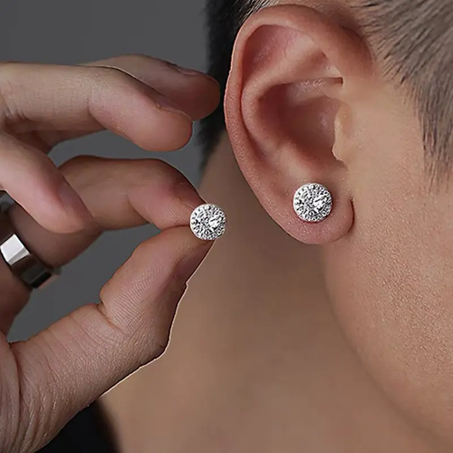 2 pair Earring Plated Set for Men and Women. Features VVS - cut round and square gemstone earrings. These delicate, elegant and stylish accessories are for pierced ears.TikTokShopBlackFriday