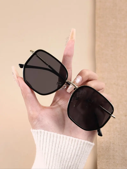 Unisex's Vintage Tinted Lens Sunglasses, Retro Outdoor Sports Sunglasses, Fashionable Sunglasses for Everyday Use, Trendy Casual Sunglasses, Stylish Glasses, Stylish Shades