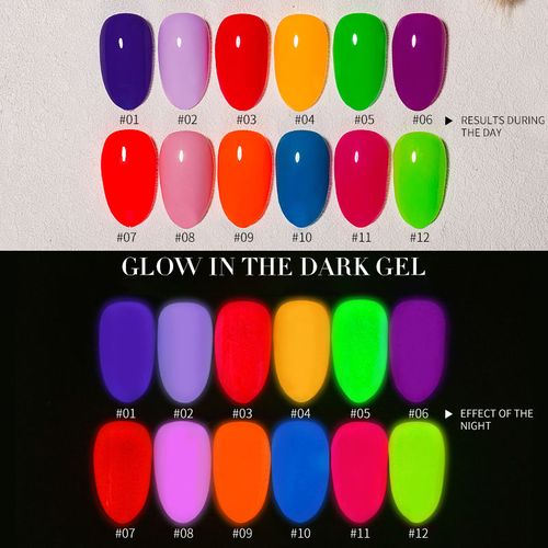 🔥Glow-in-the-dark nail polish glue🔥