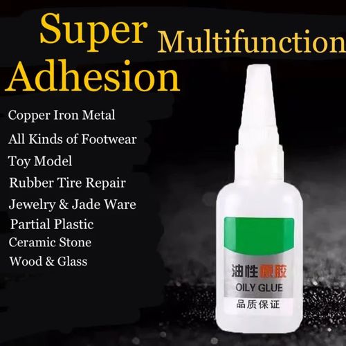Universal Super Strong All-Purpose Glue – Oil-Based Adhesive for Plastic, Shoes, Ceramic, Wood, Metal, Jade, Leather & Tire Repair