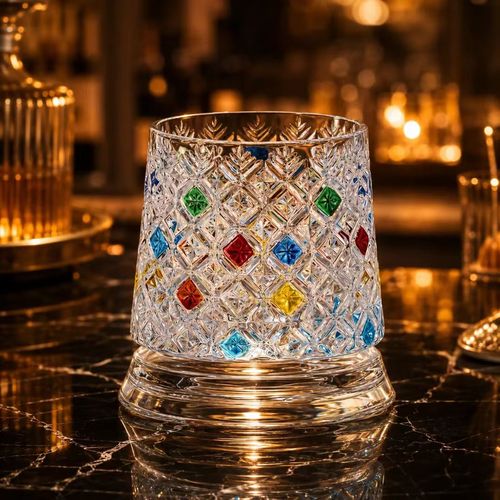 Spinning Whiskey Glass with Smooth 360° Rotation – Aerates Every Pour for Richer Flavor, Premium Gift for Whiskey & Bourbon Lovers, Home Bar Essential