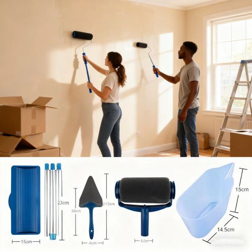🔥Hot Sale 49% Discount - Paint Roller Brush Painting Handle Tools