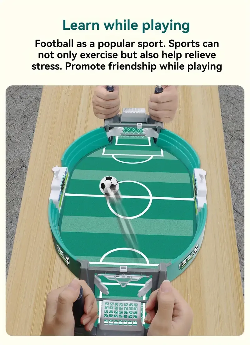 🔥Hot sale🔥 Table football parent-child set⚽️⚽️: Fun sports + educational growth, play to develop a smart brain! (Free 4 footballs)