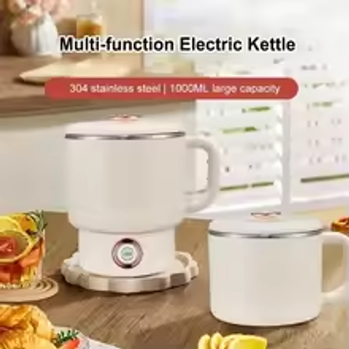 🔥3-in-1 Foldable Pot  Mini Electric Cooker | Rice Cooker + Hot Pot + Kettle | Portable for Travel & Home