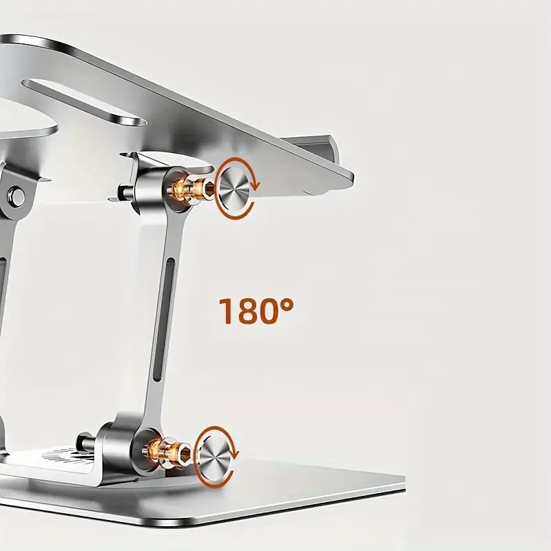 🌟Instant Pro Workstation! 360° Rotating Tablet, Phone Holder - Aviation Aluminum Foldable Design