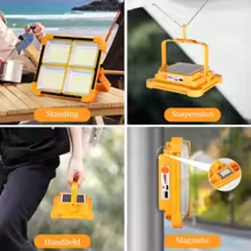 Solar USB Camping Light | Rechargeable Outdoor Lantern | Emergency LED Light