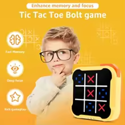 Electronic Tic-Tac-Toe Game Chess Game Electronic Game Machine Children's Educational Toy