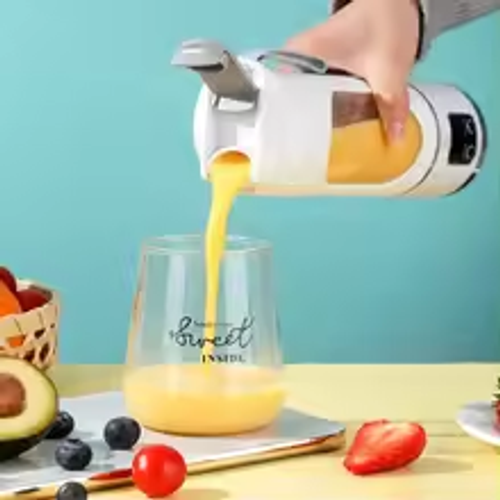 ❄Portable Blender Mini Electric Juicer with Ice Crushing Function | USB Rechargeable Smoothie Cup | For Juice, Milkshake and Ice Cubes White