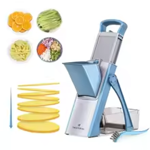All-in-1 Food Chopper  Multi-Function Vegetable Slicer | Dicer + Grater + Shredder