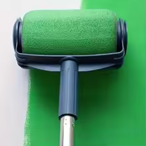 🎨5-Piece Pro Painting Kit    Wall Roller  + Edge Brush + Extension Pole   Perfect for DIY & Home Art