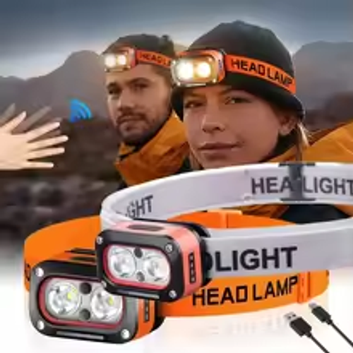 💡 Ultra-Bright LED Headlamp | 5 Modes USB Rechargeable 60° Adjustable