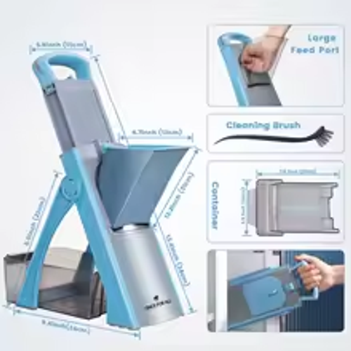 All-in-1 Food Chopper  Multi-Function Vegetable Slicer | Dicer + Grater + Shredder