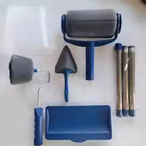 🎨5-Piece Pro Painting Kit    Wall Roller  + Edge Brush + Extension Pole   Perfect for DIY & Home Art