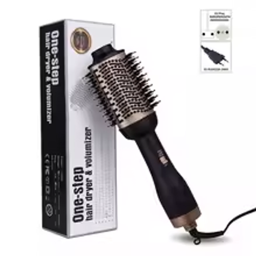 Negative Ion Hot Air Brush · Straighten, Curl & Smooth​