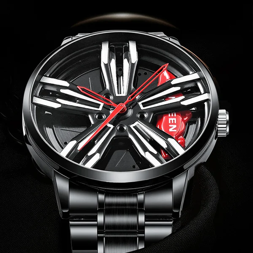 Car Men's Rotating Wheel Watch
