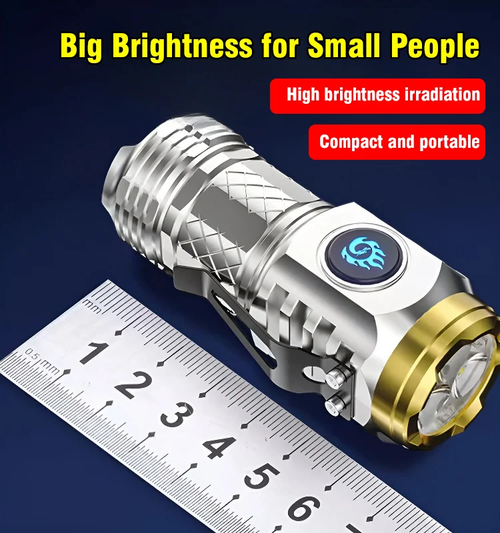 NEW German Three-Eyed Monster Mini Flash Super Power Flashlight→Fast Delivery